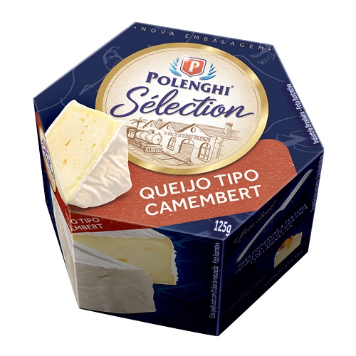 Queijo tipo Camembert Polenghi 125g. Queijo tipo Camembert Polenghi 125g.